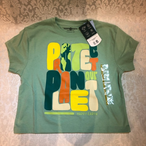 Kids “Save Our Planet / Happy Earth” Tee Shirts - Picture 1 of 4